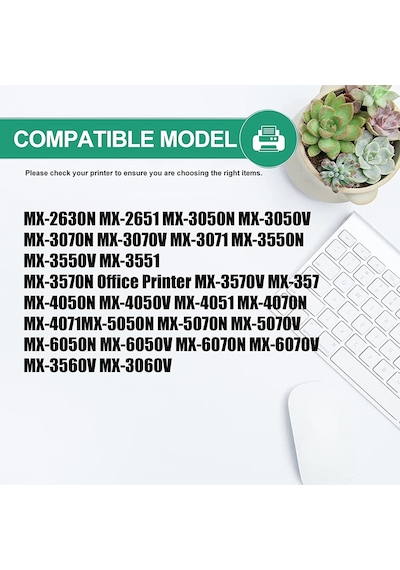 Sharp Mx-61gt Uyumlu Toner Siyah / Mx2651, Mx3051, Mx3061, Mx3071, Mx3551, Mx3561, Mx3571, Mx4051, Mx4061, Mx4071, Mx5051
