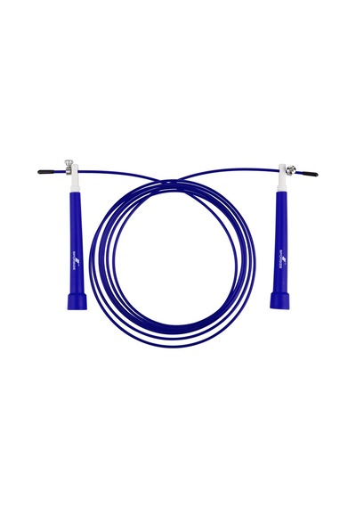 Uzunluğu Ayarlanabilir Çelik Telli Atlama İpi - Speed Rope - Mavi