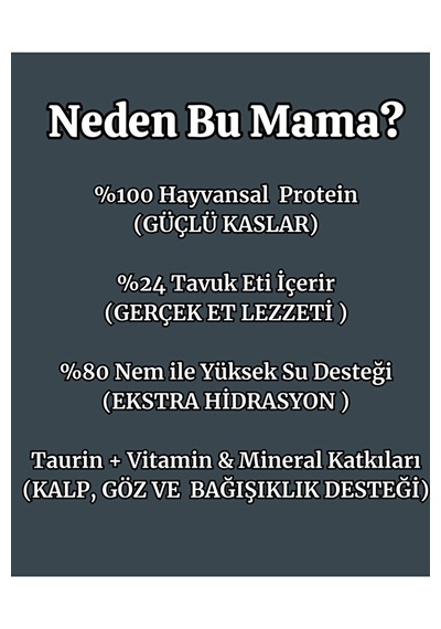 Tavuklu Yaş Kedi Maması 85 Gr X 12 Adet Yetişkin Kediler İçin