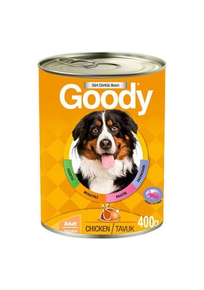 Tavuklu Yetişkin Köpek Konservesi 24 Adet 400 Gr