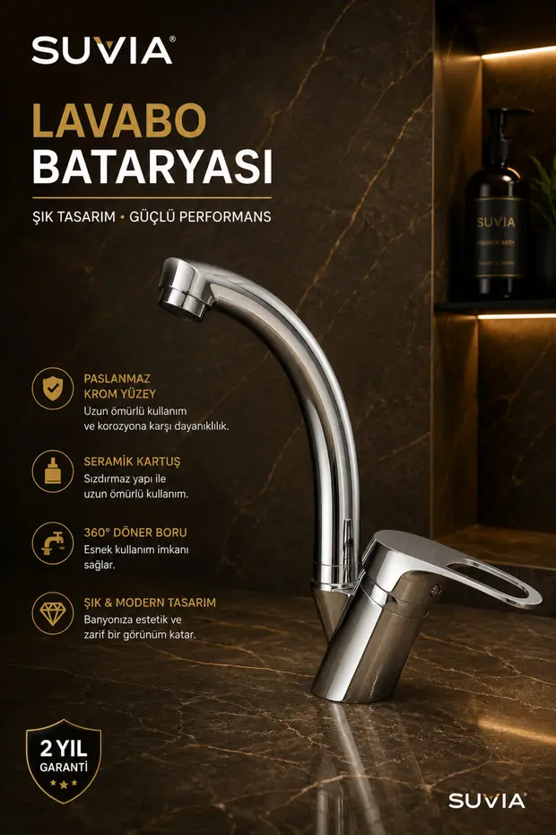 Armatür Seti 4'lü Banyo Bataryası Yağmurlama Duş Seti Lavabo Ve Mutfak Bataryası Krom