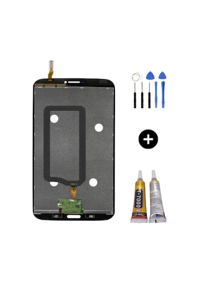 Samsung Galaxy Sm-t310 Uyumlu Servis Dokunmatik Set Beyaz + Montaj Seti
