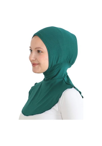 Modish Group Kadın Boyunluklu Hijab Tesettür Pratik Spor Bone - Sarı Zümrüt