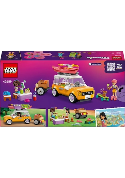 LEGO® Friends Arkadaşlık Seyahat Arabası 42659 - 6 Yaş ve Üzeri Çocuklar için Yaratıcı Oyuncak Yapım Seti (220 Parça)