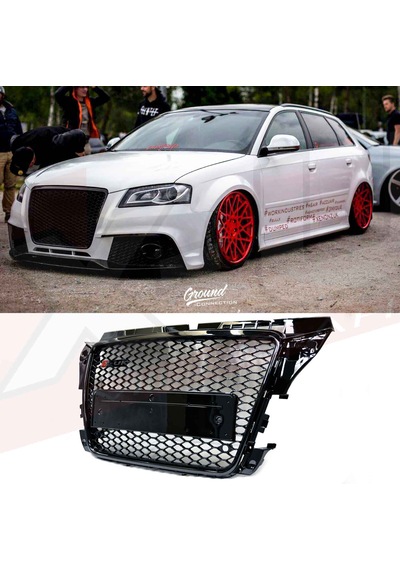 Audi A3 2009-2012 Siyah 8p Rs3 Ön Panjur