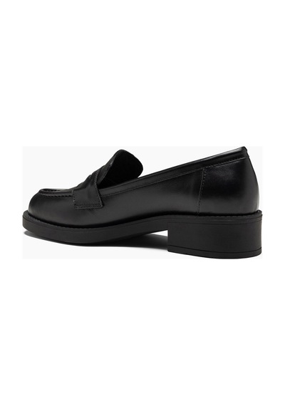Greta Siyah Cilt Hakiki Deri Kadın Loafer Ayakkabı