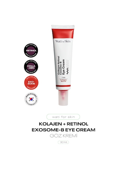 Kolajen Ve Retinol İçeren Eksozom Göz Kremi Wati For Skin Exosome-b Eye Cream 30ml