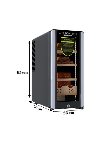 Quantoro Qcc-40-a Elektronik Nemlendirme & Soğutmalı Siyah Puro Dolabı - Qtr-005