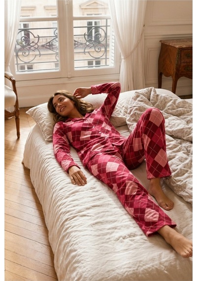 Norcia Sports Kadın Relax Fit Düğme Kırmızı Pijama Takımı Çok Renkli - 929323231 Çok Renkli - 929323231 Çok Renkli Norcia Sports Kadın Relax Fit Düğme Kırmızı Pijama Takımı Çok Renkli - 929323231 Çok Renkli - 929323231 Çok Renkli