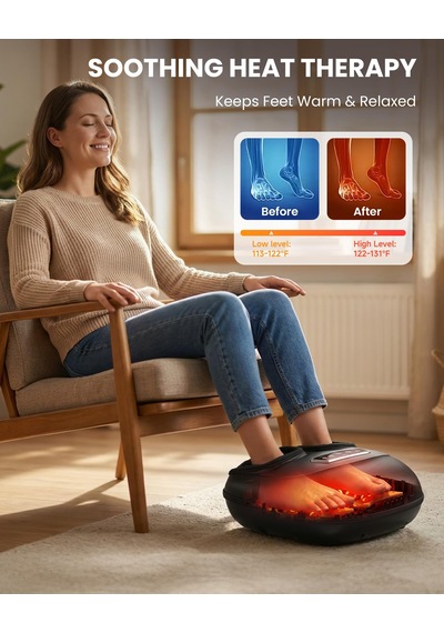 Cılı Shiatsu Ayak Masaj Makinesi, Plantar Fasiit İçin Elektrikli Isıtmalı Ayak Masajı, Yoğurma Titreşim Sıkıştırma, Çıkarılabilir Kol, Erkeklere Kadar 13, Noel Hediyeleri Cılı Shiatsu Ayak Masaj Makinesi, Plantar Fasiit İçin Elektrikli Isıtmalı Ayak Masajı, Yoğurma Titreşim Sıkıştırma, Çıkarılabilir Kol, Erkeklere Kadar 13, Noel Hediyeleri
