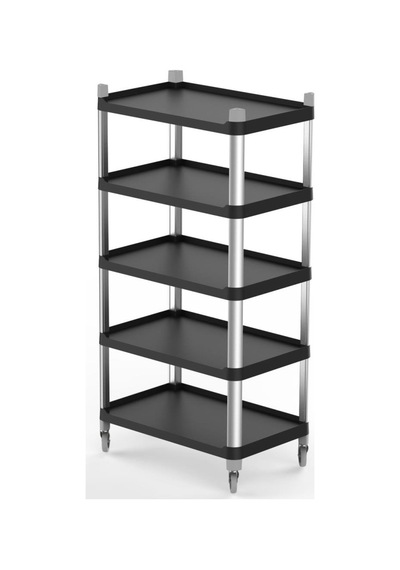 Plastport Çok Amaçlı Servis Arabası - 5 Katlı (Açık)