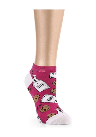 Ozzy Socks 5 Çift Eğlenceli Desenler Kadın Patik Çorap Ozzyp001 Çok Renkli