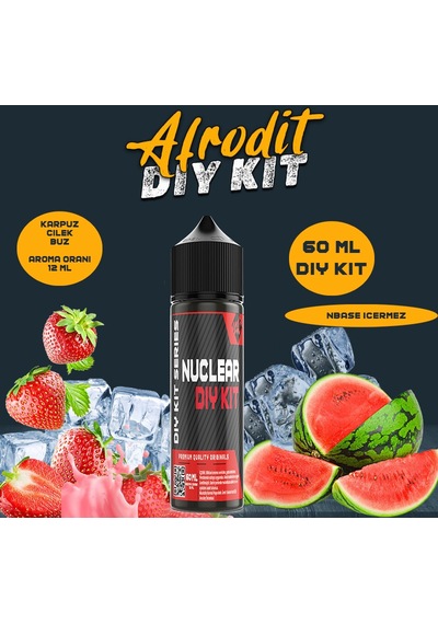 Nuclear 60 Ml Dıy Kit Afrodit Gıda Aroma 12 Ml Aroma İçerir