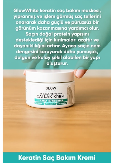 Glow Whıte %10 Üreli El, Ayak Ve Topuk Kremi Yoğun Nem Ve Onarıcı Bakım 100 Ml