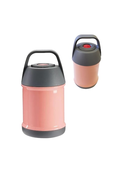 Pembe 304 Çelik 450 Ml Vakumlu Bebek Mama Yemek Saklama Termosu Cin297pm