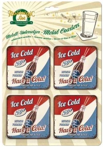 Nostalgic Art Have A Cola Bardak Altlığı Set Çok Renkli