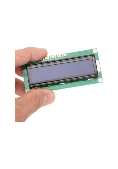 2X16 Lcd Ekran Mavi Üzerine Beyaz