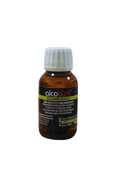 %100 Bitkisel Gliserin 20 Ml. Vegetable Gliserin