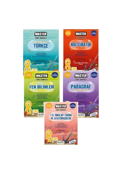 8. Sınıf Lgs Yeni Baskı 2024-2025 Hazırlık Set 5 Kitap Master