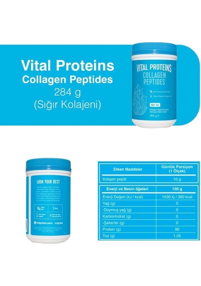 Collagen Peptides 284 Gr - 2 Adet