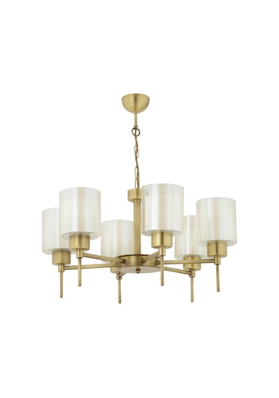 Goldie 6 Lı Eskitme Modern Yatak Odası  Salon Avize