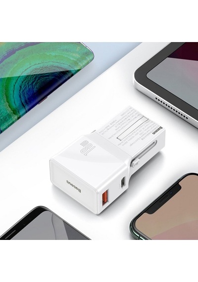 Baseus Pps Hızlı Şarj Type-C+Usb 18W Hızlı Şarj Universal Dönüştü (552257050)