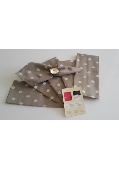 Mutfak Peçetesi Caro Point 40X40 Cm 6'Lı Zeytin Yeşili (428756681)