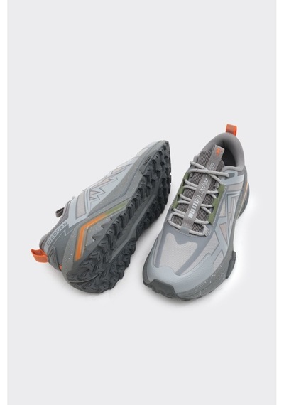 Derinet Yüksek Taban Bağcıklı Erkek Sneaker Gri GRİ
