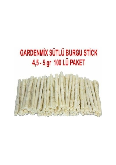 Gardenmix Sütlü Burgu Stick 4.5-5 G. 100 Lü Paket