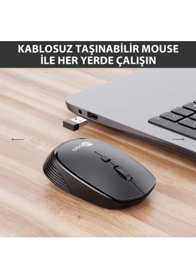 Lecoo Ws202 Siyah Usb Kablosuz Mouse