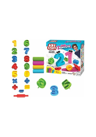 03552 3d Rakamlar Hamur Set 200gr Çok Renkli