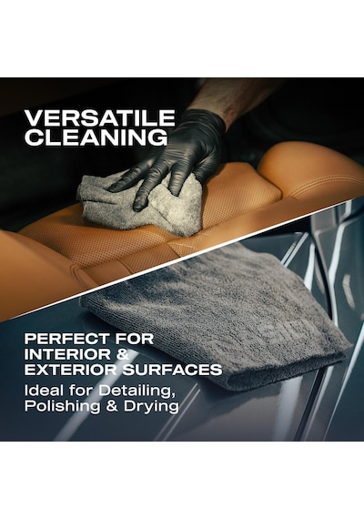 Wipe&buff Mikrofiber Seramik Kaplama Uygulama Bezi 10'lu Paket, Tüy Bırakmaz Detailing Bez,