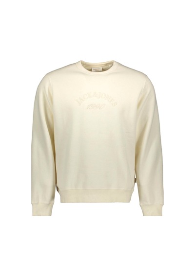 Jack & Jones Jorbleecker Erkek Sweatshirt Beyaz