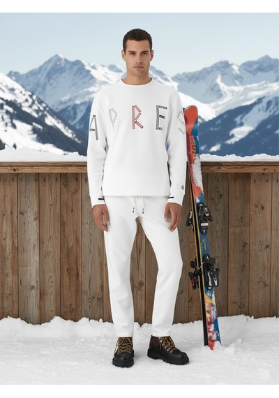 Xint Ekru Pamuk Dokulu Regular Fit Sweatshirt 300344