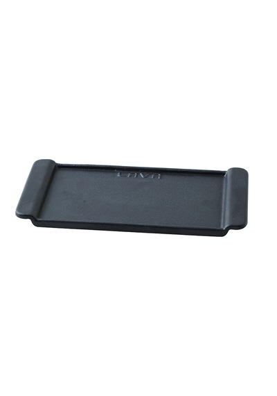Lava Döküm Dikdörtgen Siyah Ölçü 13x25 CM Servis Tabağı