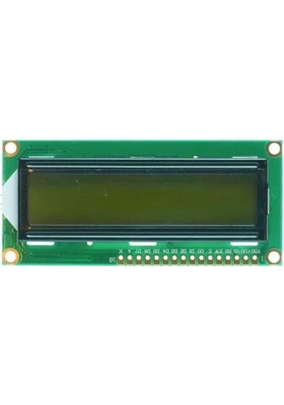 2x16 Lcd Ekran Yeşil 5v 1602 Ekran