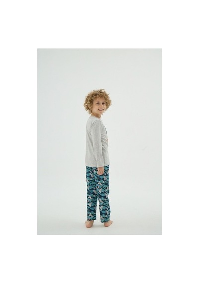 Zeyzey 8889 Erkek Ç. Baskılı Pijama Takım Grı/5-6yas Gri Zeyzey 8889 Erkek Ç. Baskılı Pijama Takım Grı/5-6yas Gri