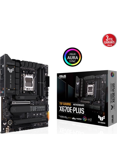 ASUS TUF GAMING X670E-PLUS 6400Mhz+(OC) DDR5 M.2 ATX AM5