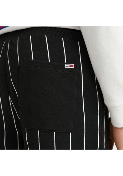Tommy Hilfiger Tommy Jeans Ovz Pinstripe Erkek Siyah Şort Siyah