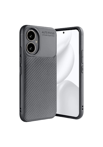 Honor 400 Kılıf Auto Focus Karbon Kapak - Gri Evimdeyokyok
