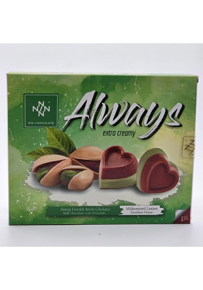 Always Antep Fıstıklı Sütlü Çikolata