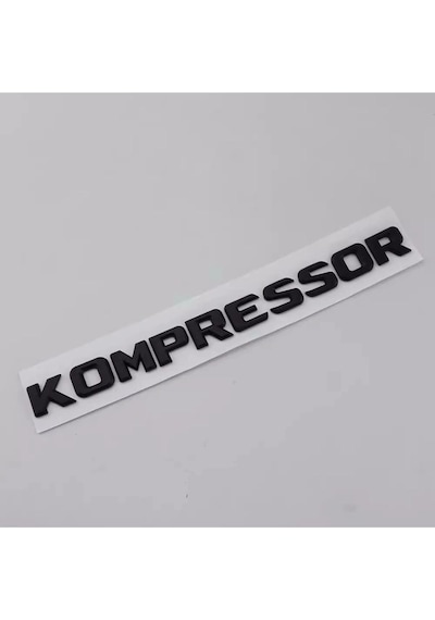 Kompressor Piano Black Bagaj Yazısı Arması Logosu 3m 3d Abs Mercedes 508
