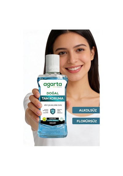 Agarta Tam Koruma Alkolsüz Ağız Bakım Suyu 500 ML