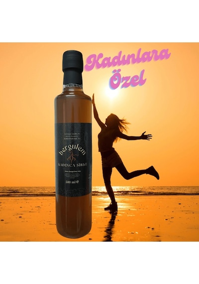 Neşe Natural Bergulem Doğal Kadınca Hayıt Sirkesi 500 ML