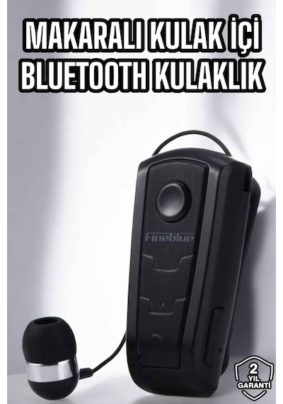 Makaralı - 40 - Bluetooth Kulaklık Çağrı Cevaplama Kablolu Uzun - Csmo-tex - Pil Ömrü