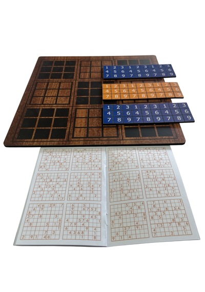 Sudoku - Ahşap Kutu Zeka Oyunu Çocuklar Ve Yetişkinler Için Eğitici Oyun