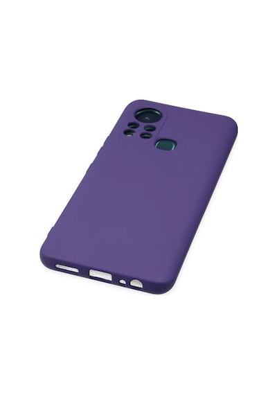 Cosmotex Newface İnfinix Hot 11s Kılıf Nano İçi Kadife Silikon - Mor