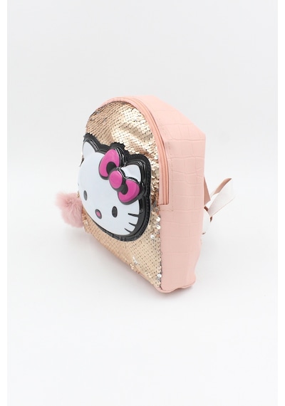 Chantaky Chantaky 039 3005 Hello Kitty Kedicikli Payetli Işıklı Pudra Sırt Çantası Pudra