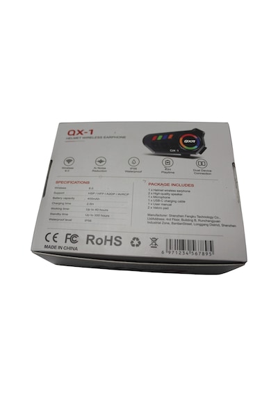 Motosiklet Bluetooth Kulaklık İntercom Qxr 01