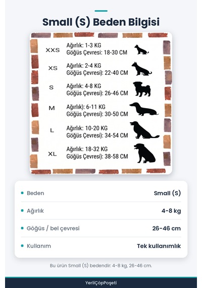 Evcil Hayvan Külot Bezi Small Beden - Ultra Emici - Hızlı Kuruyan